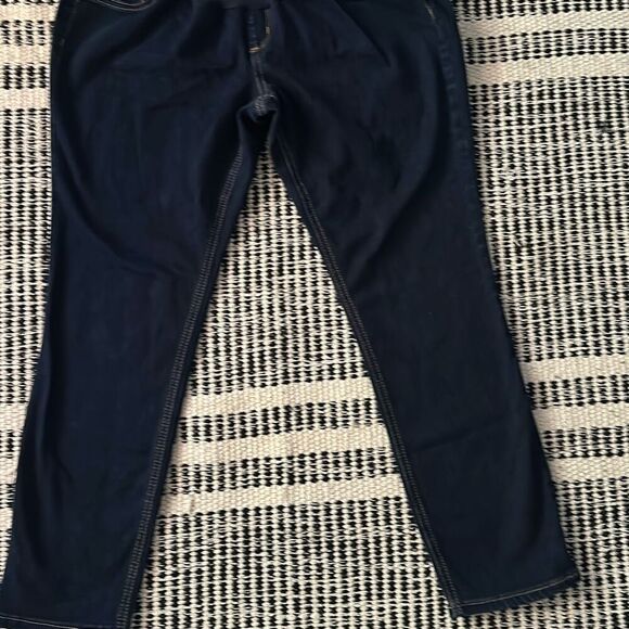 Indigo Blue Size XL petite Maternity Jeans NWT - Picture 3 of 7